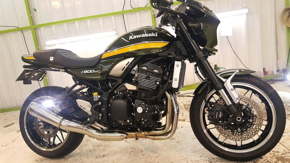 z900rs 1年 5000km走行 新車の艶 埼玉 バイクコーティング