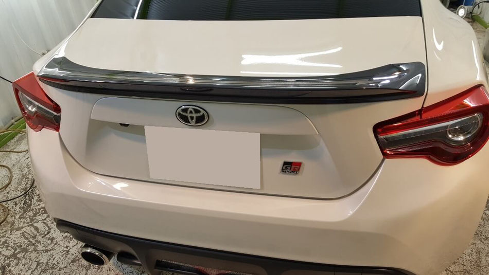 トヨタ86の洗車完成