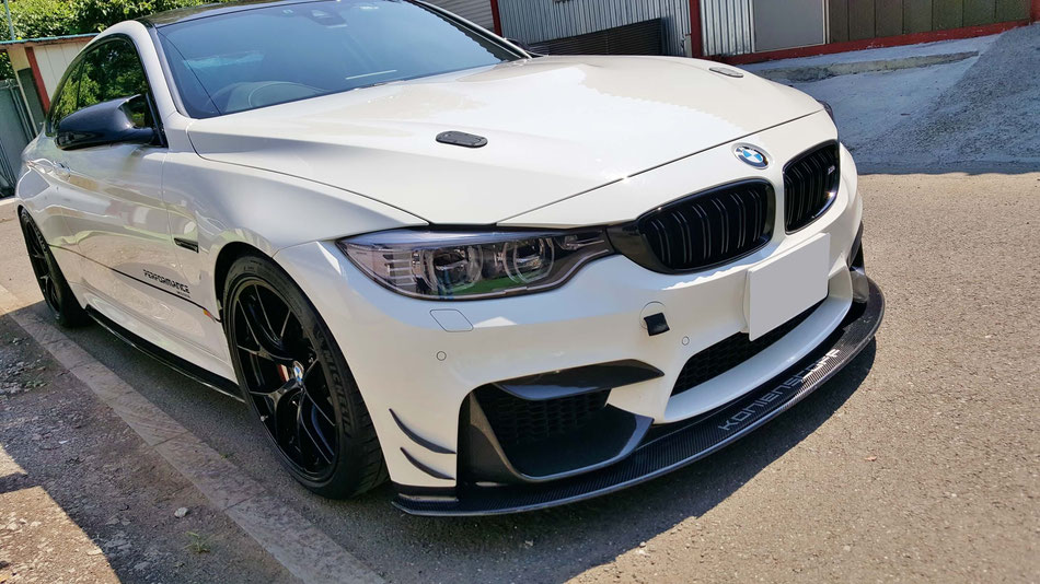 M4で都内よりホイールコーティングでご来店 埼玉三芳の車磨き専門店