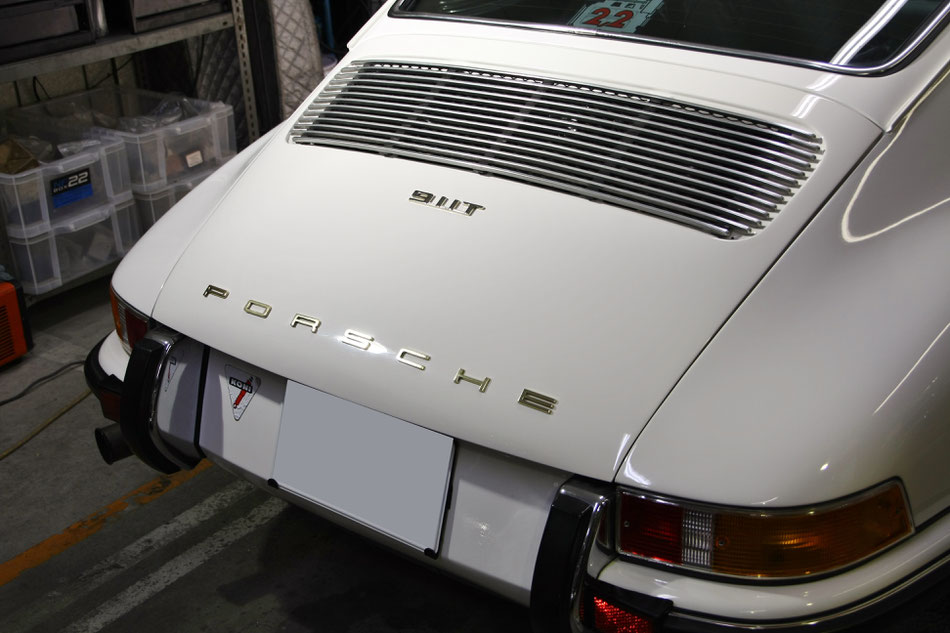 ナローポルシェ９１１Ｔのガラスコーティング