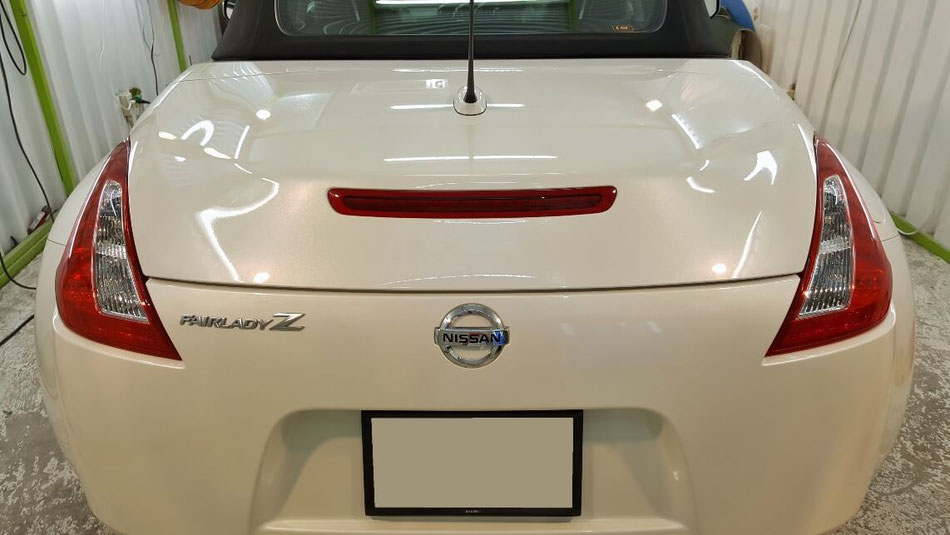 Z34ロードスターのリア周りの艶