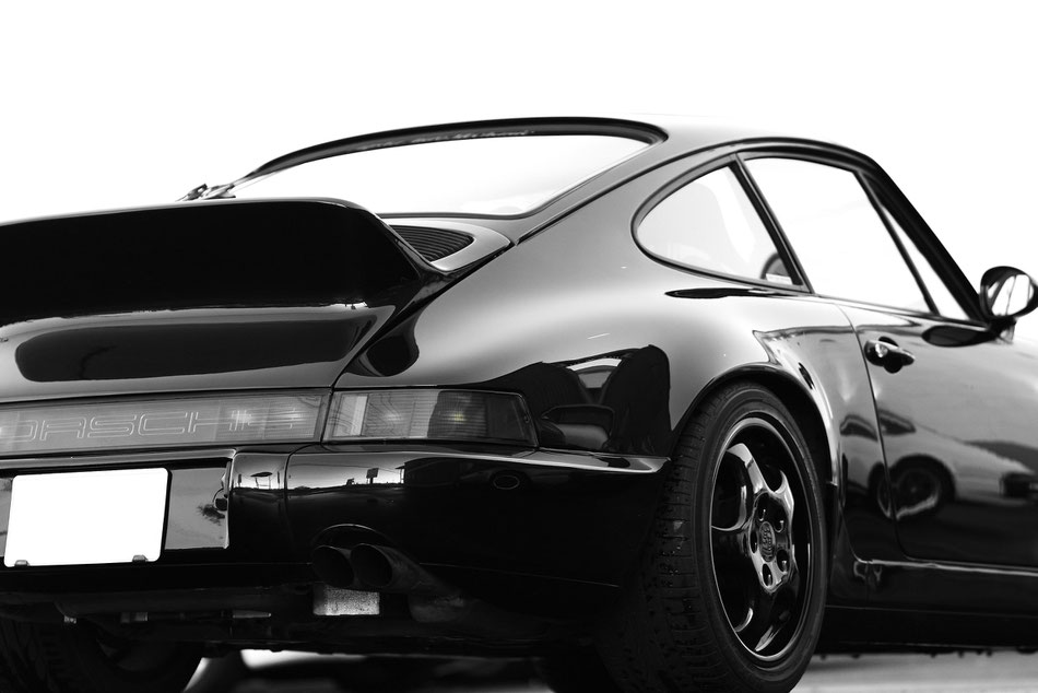 ポルシェ964磨き後の質感 アートディテール
