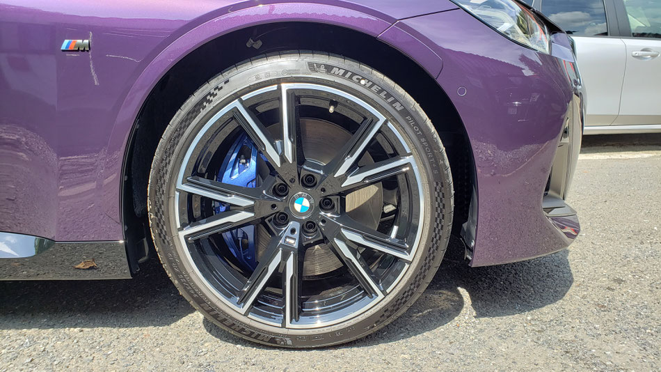 bmw m240i xdrive ホイールコーティング施工後の輝き