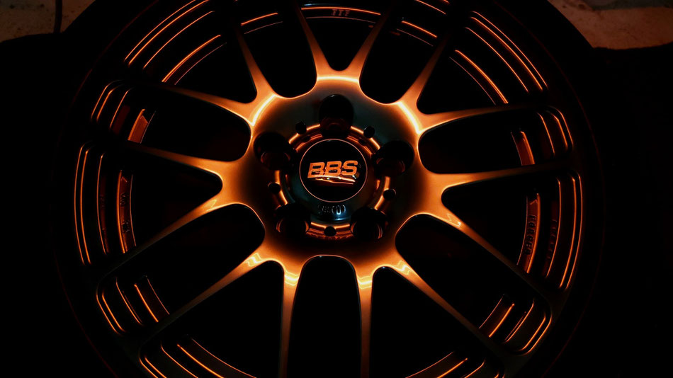 bbs re-l2 ホイールコーティング焼付け施工 アートディテール