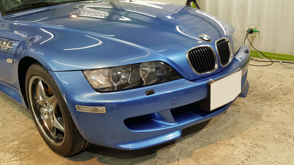 Z3Mの研磨・ナノガラスコーティング施工 新車の艶 埼玉の車磨き専門店