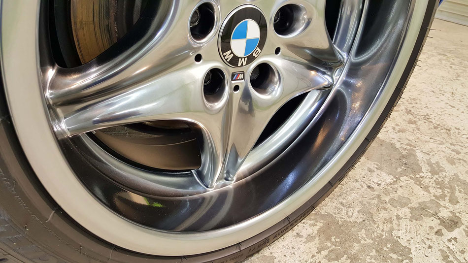 Z3Mのホイール洗浄後