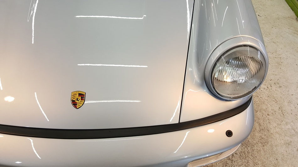 ポルシェ964の磨き 埼玉三芳のアートディテール セラミックコーティング