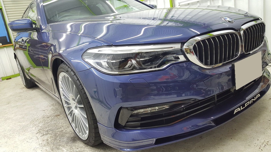 アルピナ・D5S ホイールコーティング完成後 埼玉の車磨き専門店・アートディテール alpina