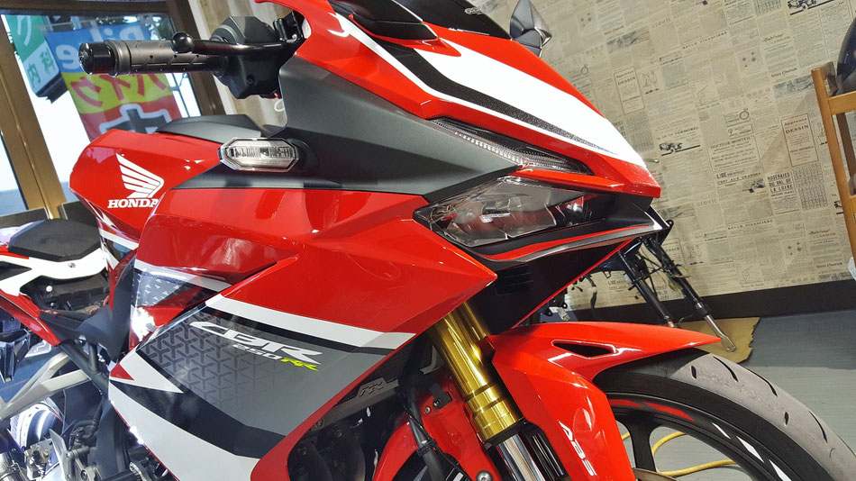 コーティングメンテナンス後のCBR250RR