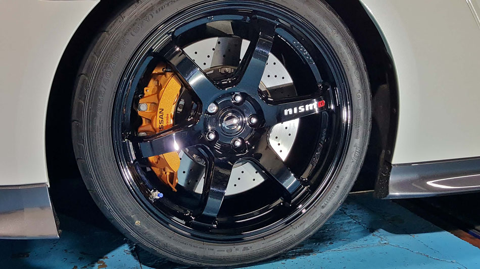 R35GT‐R・トラックエディションのホイールコーティング