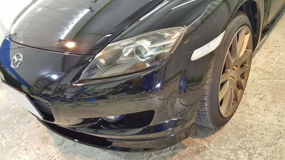 シミ・傷が目立たなくなって綺麗になったマツダRX‐8