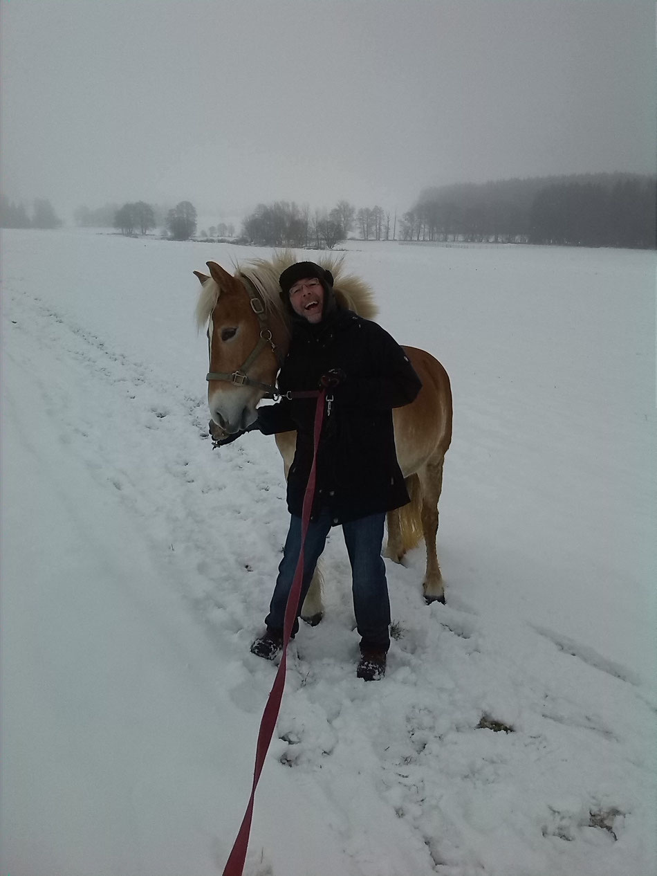 Neujahrsgassi mit den Liebsten - und mit Schnee 