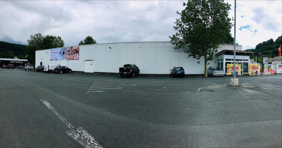 Neues TKC-Gym ab Juni/ Juli 2025 - Der ehemalige Kaufland-Getränkemarkt (früher Real) in Kulmbach