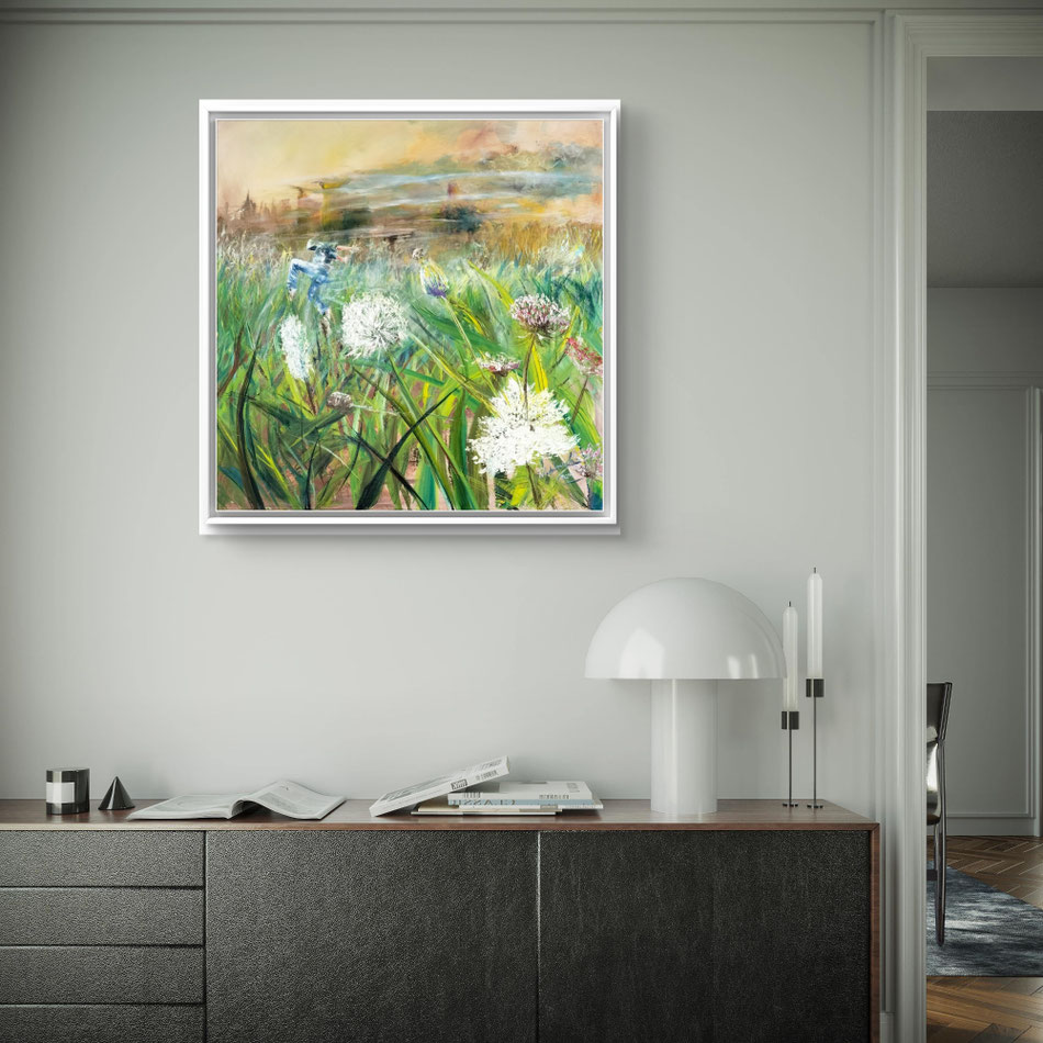 huile sur toile 80/80 cm