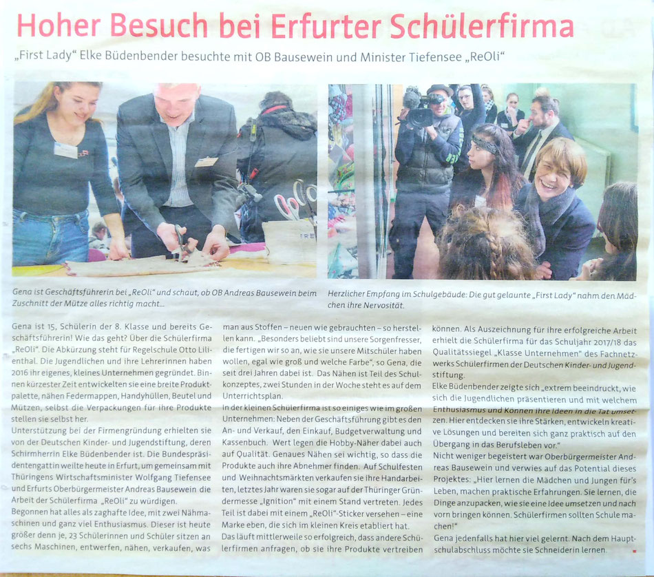 Amtsblatt der Landeshauptstadt Erfurt, 16.2.2018