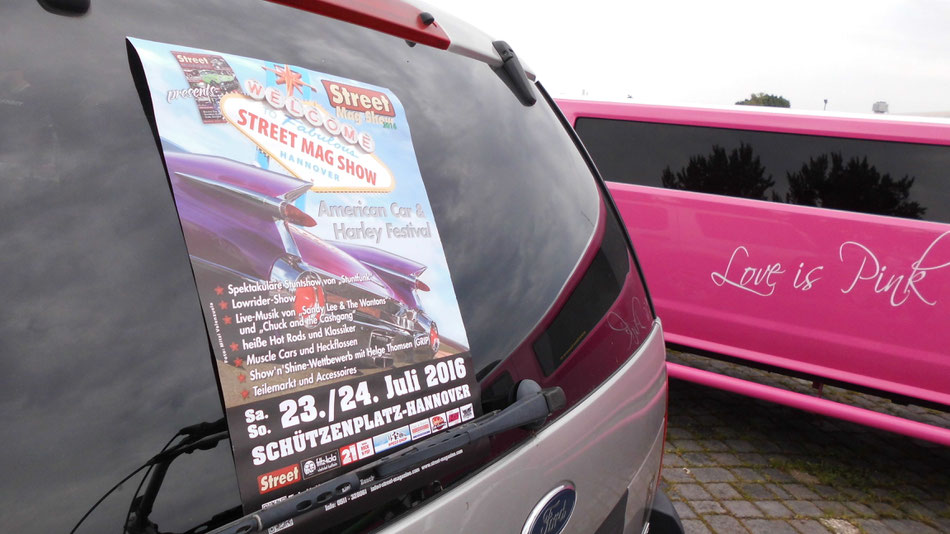 Bild: Street Mag Show, HDW, Hannover, 2016, Ford, Love is pink