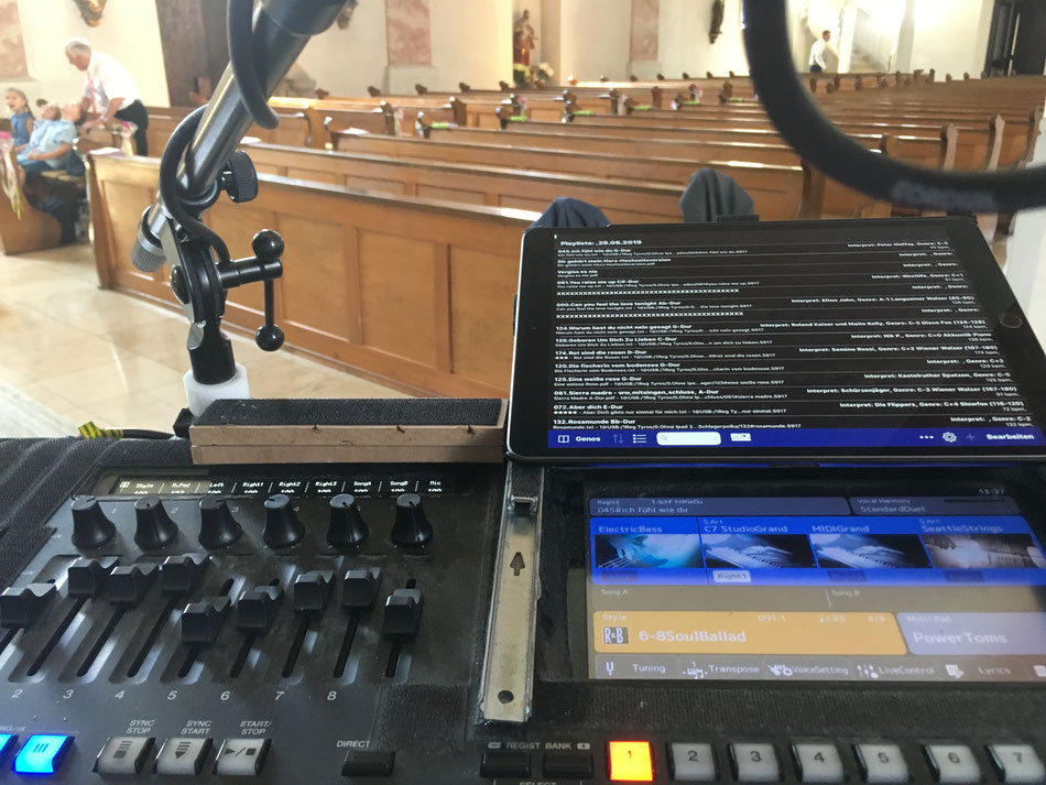 Sänger für Trauung in Kirche