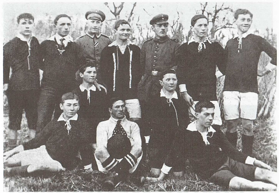 1. Mannschaft im Jahr 1916