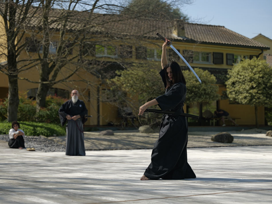 Dojo Maharishi Sathyananda - Giardino Zen - arte - katana - pedana - ai jutsu - disciplina