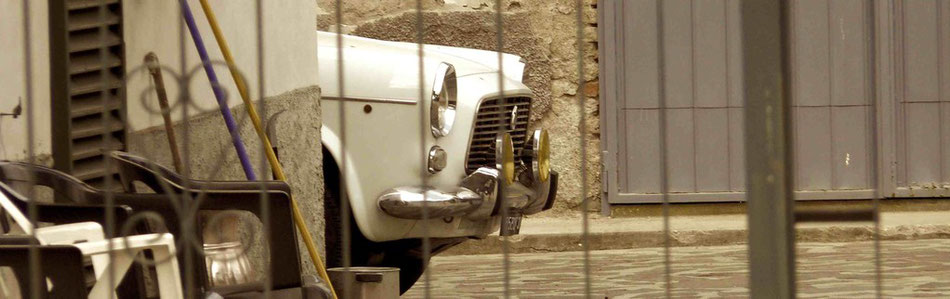 Fiat Coupe weiß Italien