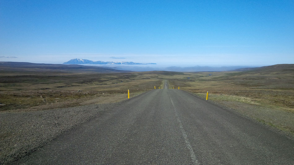 The fog peninsula of Langanes. On the way to Vopnafjordur