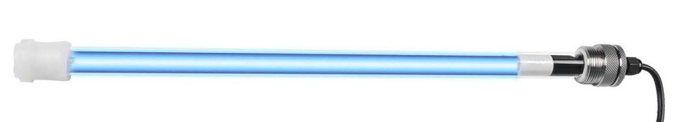 Industrial UVC 254nm Lamps in IP68 quartz glass housing, for sterilization of water, rooms and objects, available in various lengths and wattages