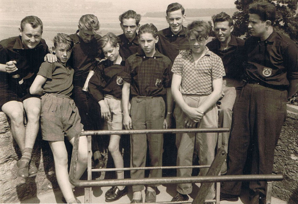 Herbert Gretschel, Lothar Groffmann, Alois Pribilla, Rudi Harms, Lothar Stierand, Claus Nagel, Wolfgang Filmer, Rudi Rickmeier, Hubert Kray und Kurt Maidorn