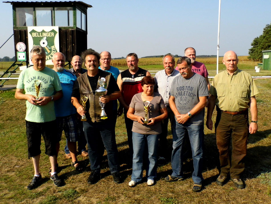 Teilnehmer des 4. Pokalschießen KK-Büchse am 11.09.2016