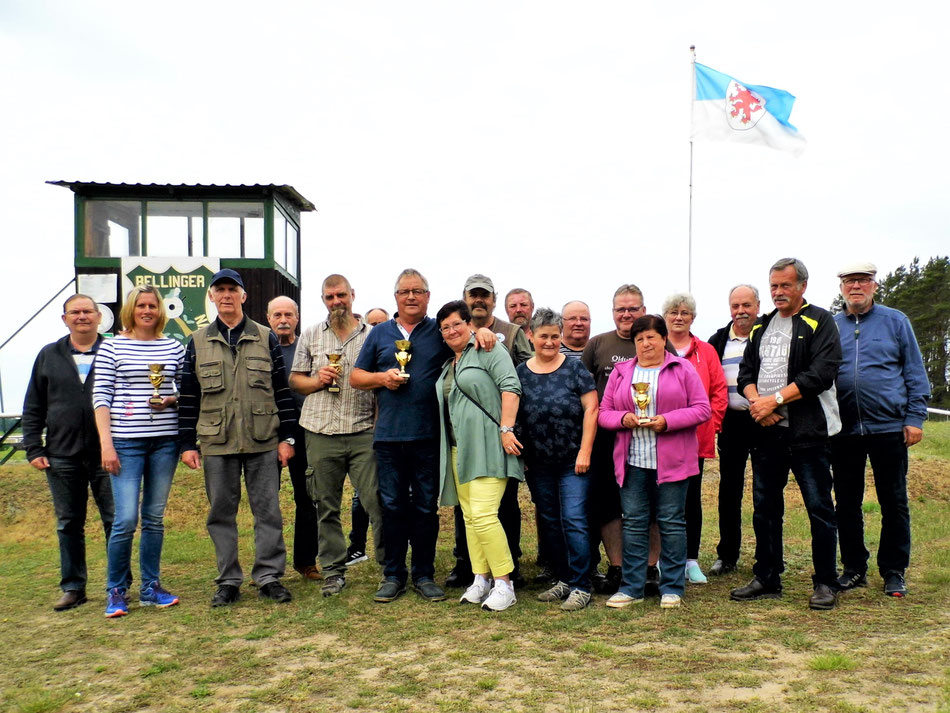 Teilnehmer an der Vereinsmeisterschaft Luftgewehr 2022.