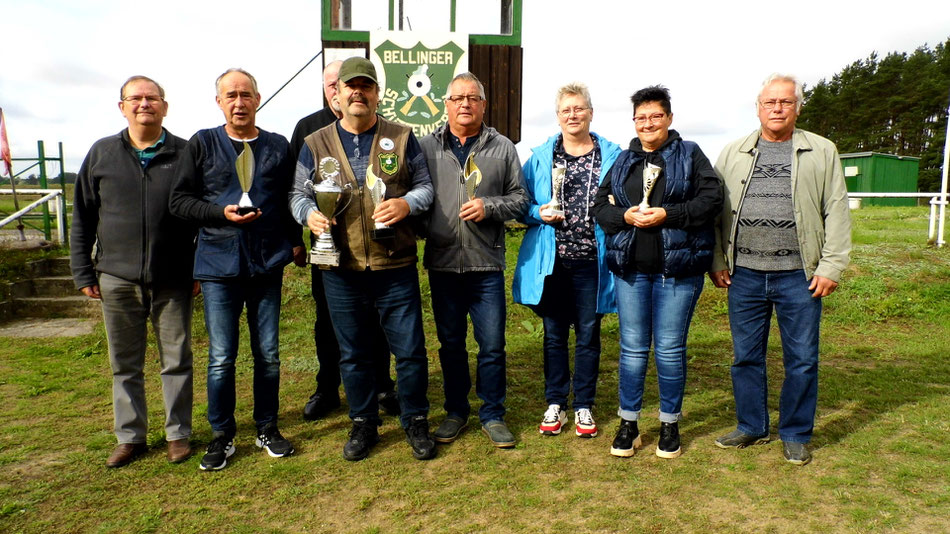 Teilnehmer des 11. Pokalschießen Luftgewehr am 18.09.2022