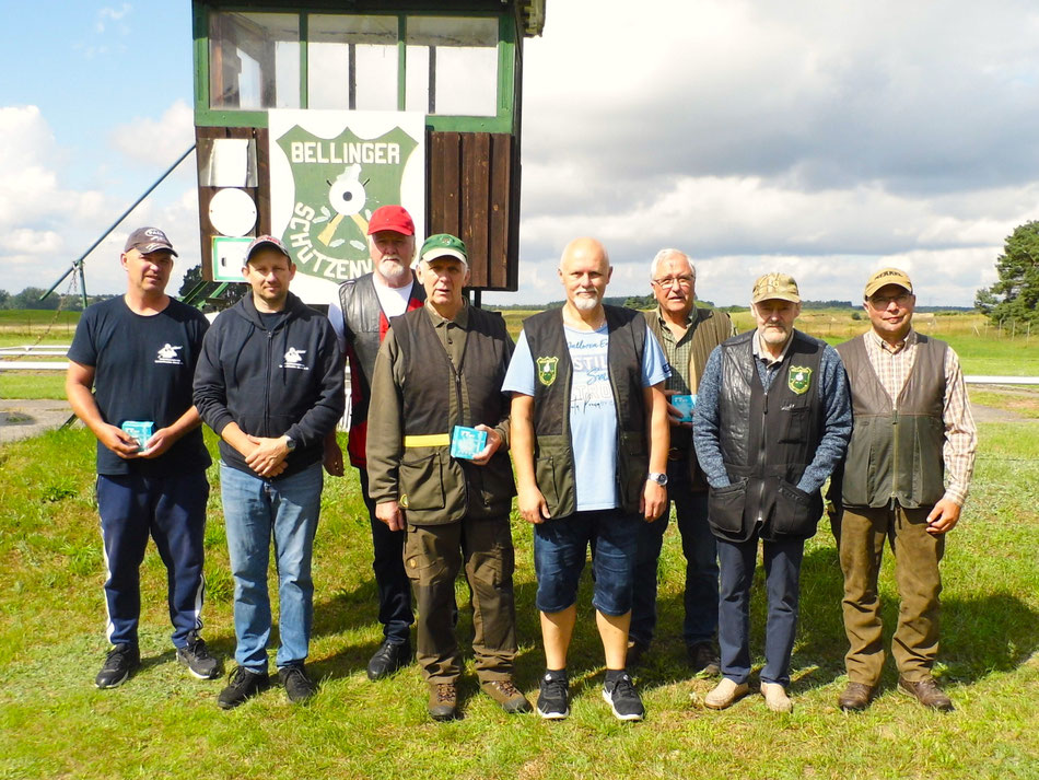 Teilnehmer des 25. Bellinger Skeetpokal vom 02.08.2025