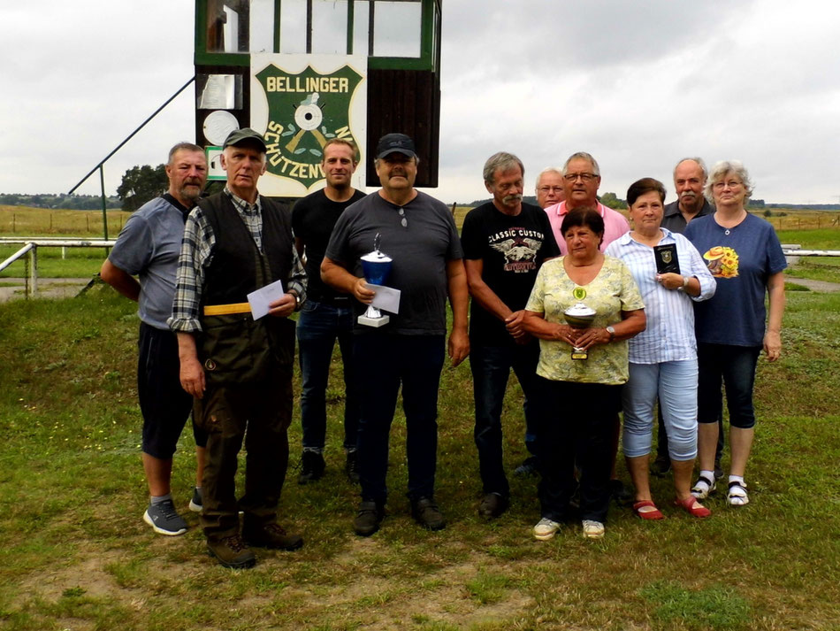 Teilnehmer des 10. Pokalschießen KK-Büchse am 17.08.2024