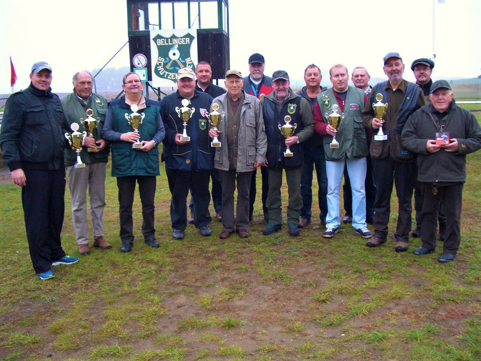 Teilnehmer des 17. Bellinger-Herbstpokal-Flinte 2015