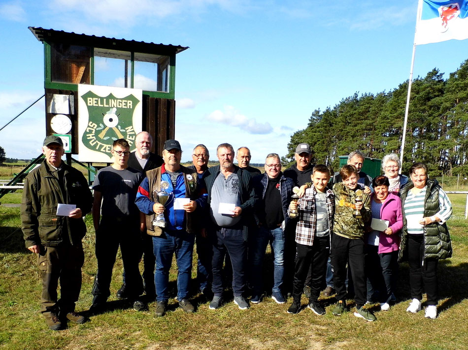Teilnehmer des 13. Pokalschießen Luftgewehr am 29.09.2024