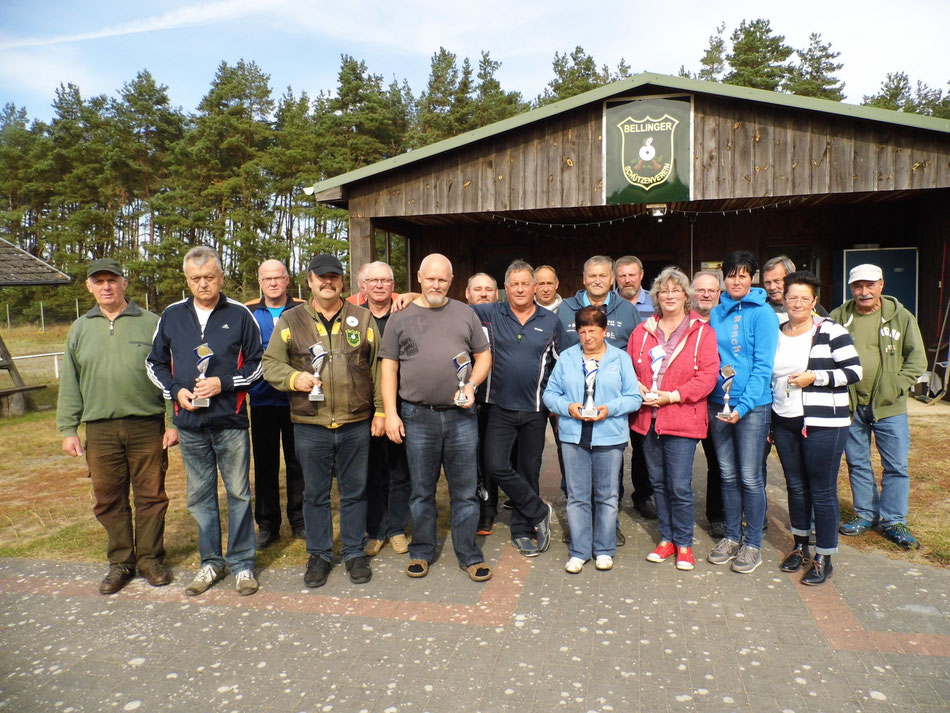 Teilnehmer an der Vereinsmeisterschaft Luftgewehr 2016