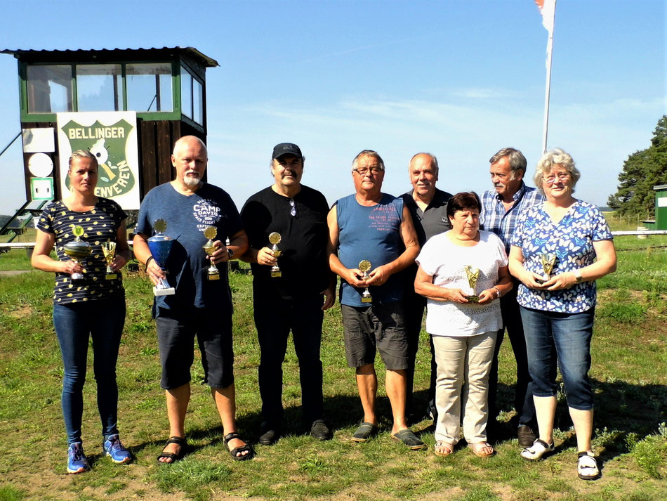 Teilnehmer des 9. Pokalschießen KK-Büchse am 19.08.2023