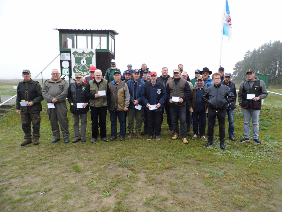 Teilnehmer des 25. Bellinger-Herbstpokal-Flinte 2023