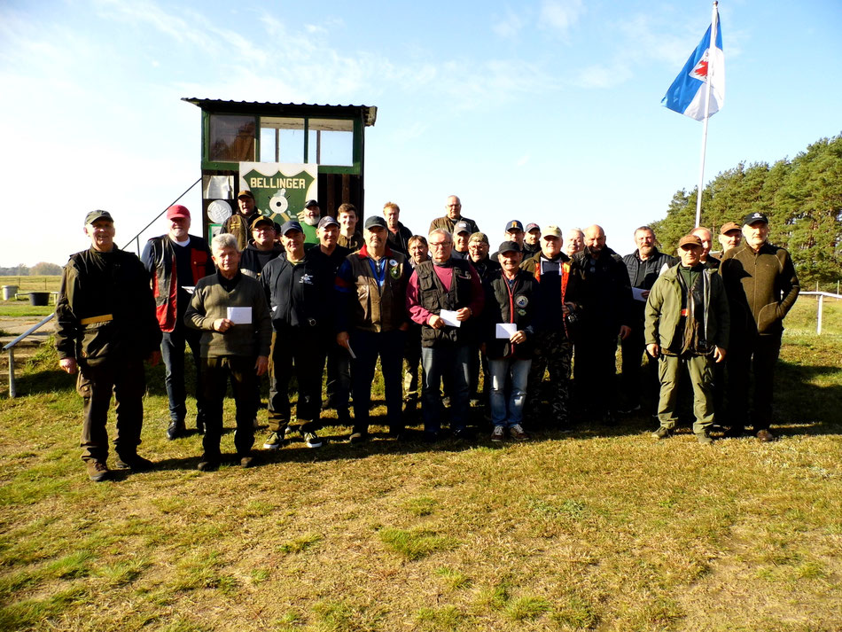 Teilnehmer des 26. Bellinger-Herbstpokal-Flinte 2024