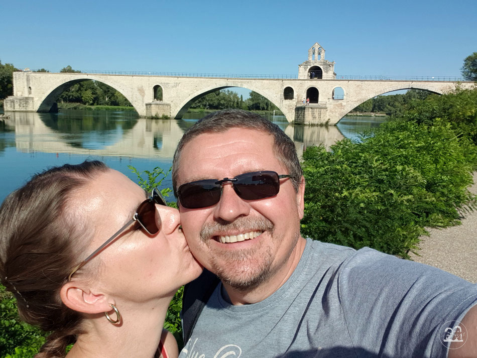 Leni und Toni mit dem Wohnmobil unterwegs in Südfrankreich Avignon Sehenswürdigkeiten