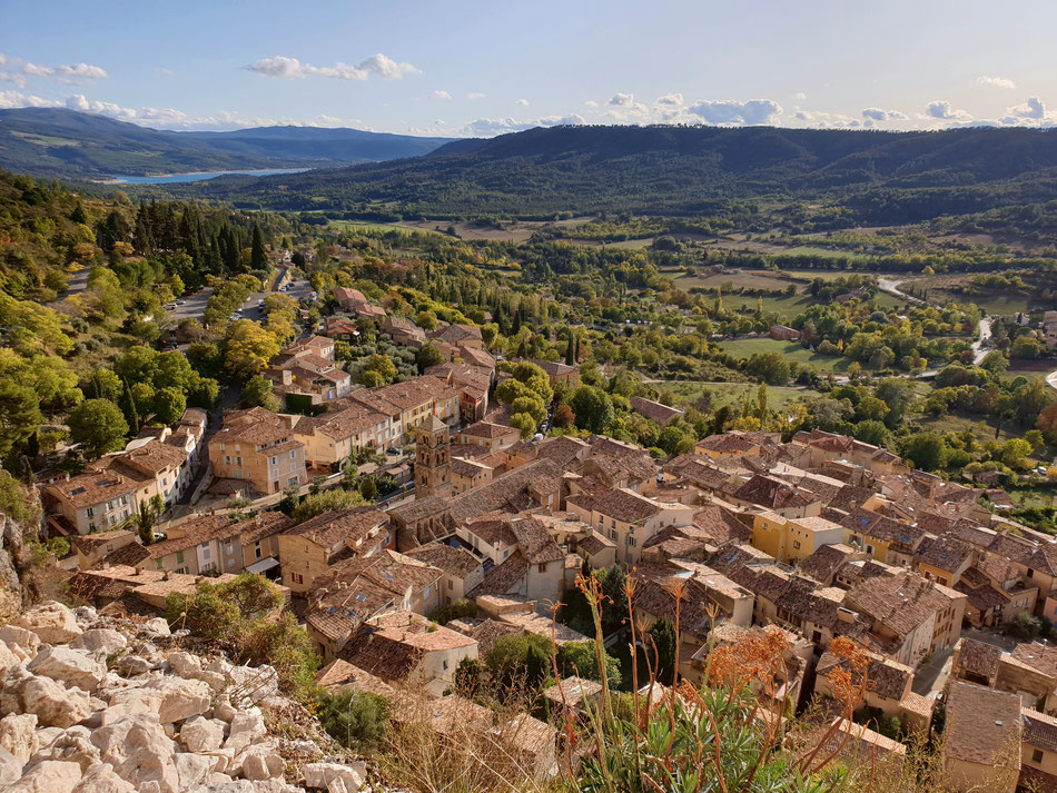 mit dem Wohnmobil nach Südfrankreich Provence Moustiers-Sainte-Marie