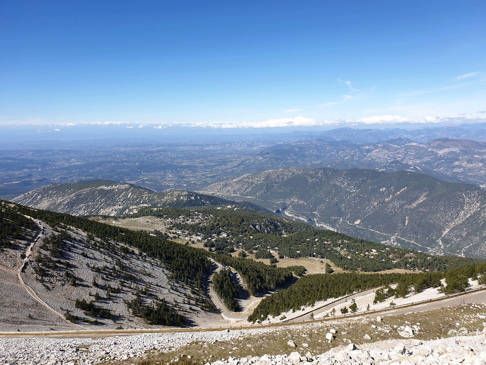 mit dem Wohnmobil auf den Mont Ventoux Leni und Toni fahren auf den Mont Ventoux Provence