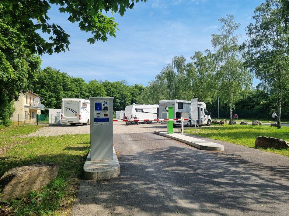 Der Wohnmobilstellplatz im schönen Bühl