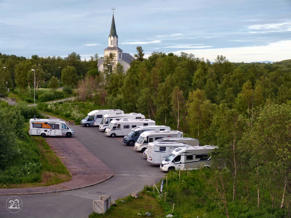 Freier Stellplatz für Wohnmobile überall zu finden durch Jedermannsrecht in Norwegen