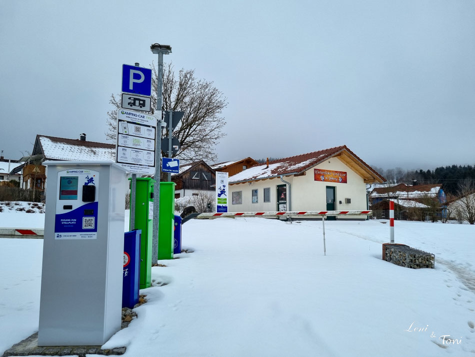 Der Wohnmobilstellplatz in Lohberg