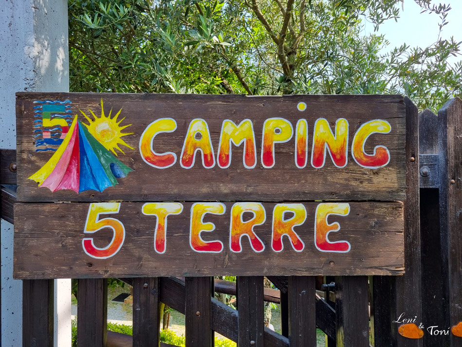 Wir hatten Glück und konnten auf dem Campingplatz "5 Terre" einchecken