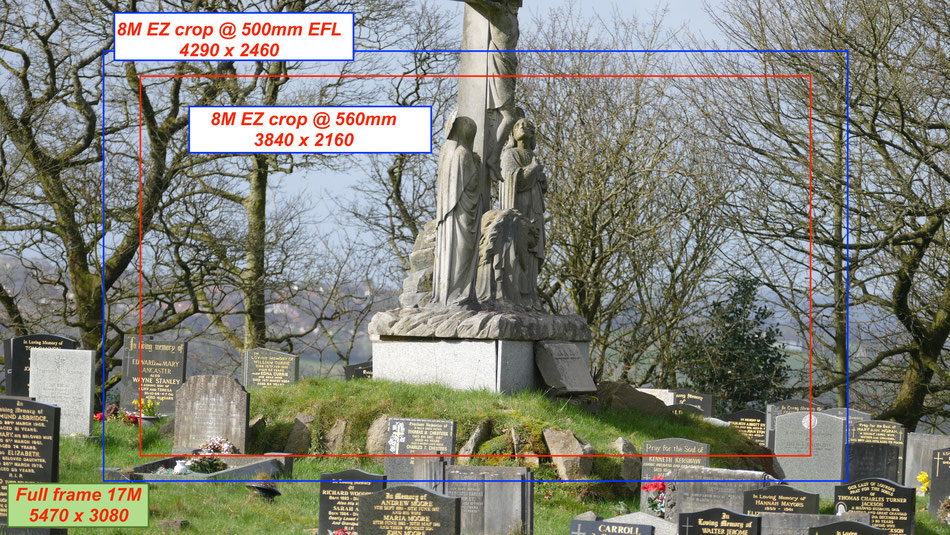 16:9 aspect ratio crops from the FZ1000 using EX zoom settings