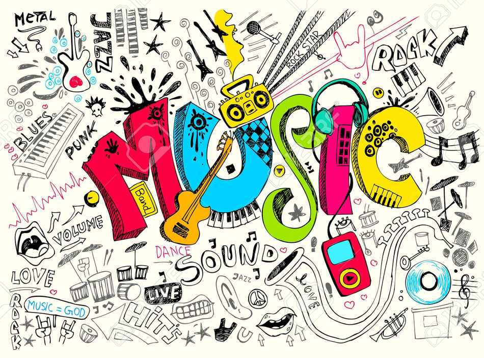 Illustration Page De Garde College A Imprimer Gratuitement Musique Où trouve t'on la musique au collège ? - LA ZIK A PREVERT