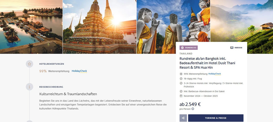 Asien Kombiknüller geführte Gruppenreisen in Thailand, Vietnam, Kambodscha, Sri Lanka mit Rundreise und Baden Januar Februar März Ostern 2025 günstig Mai Juni July August September Oktober 2025