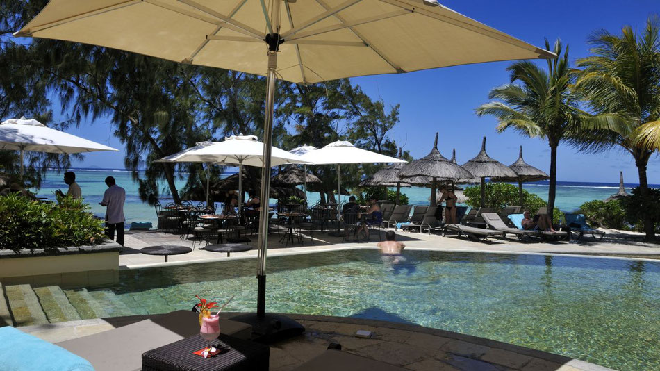 Mauritius Badeurlaub mit Flug und Mauritius all inclusive Urlaub (c) La Palmeraie by Mauritius Boutique Hotel mit Swimmingpool Strand, Schnorcheln u Tauchen  