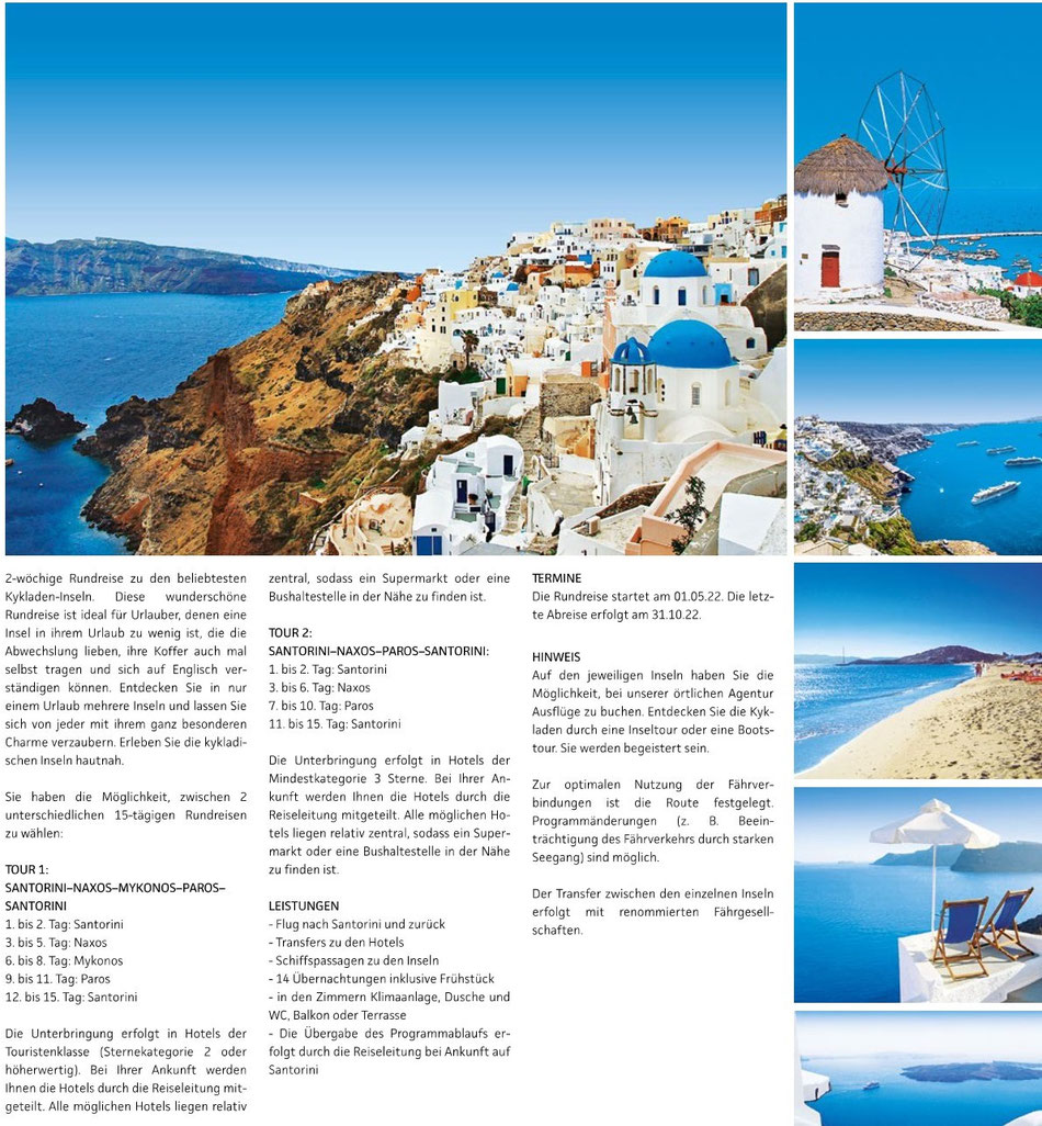 Griechenland Rundreise 2024 und Badeurlaub griechische Inseln mit Flug von Alltours Reisen, Dertour, Gebeco und SKR Kleingruppenreisen